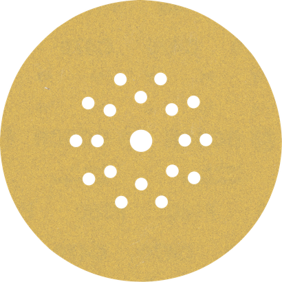 Bosch EXPERT C470 225 mm sandpaper disc with multiple holes.