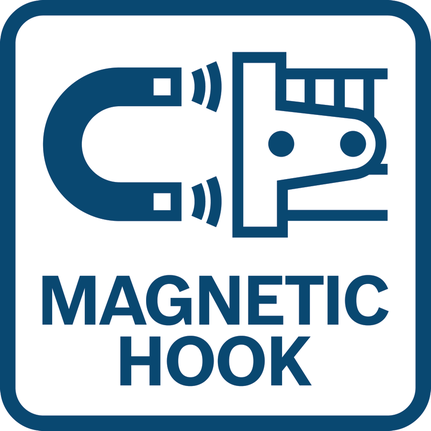 Magnetic hook.