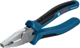 Bosch Universal Combination Pliers 180 mm with ergonomic grip.