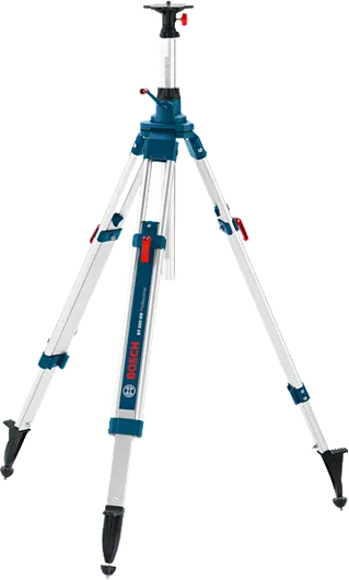 Bosch BT 300 HD building tripod with adjustable height.
