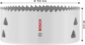 Bosch Multi Material Threaded Hole Saw 102 x 40 mm.