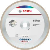 Bosch ceramic cutting disc 230 mm for tile work.