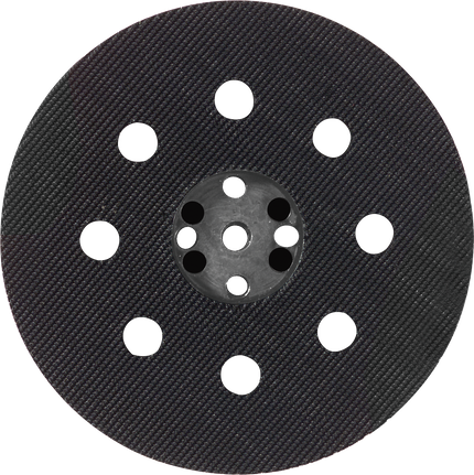 Bosch PRO sanding pad soft 215 mm with 8 holes.