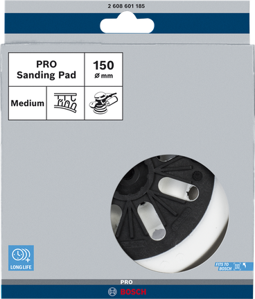 Bosch PRO Sanding Pad medium-hard 150 mm.