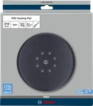 Bosch PRO Sanding Pad soft 215 mm with 8 holes.