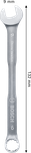 Bosch 9 mm combination wrench chrome vanadium.