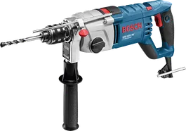 Bosch GSB 162-2 RE impact drill with side handle.