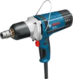 Bosch GDS 18 E impact wrench with 1/2 inch square bit holder.
