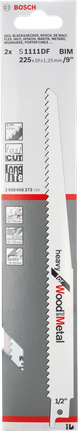 Σπαθόδισκος Bosch S 1111 DF για ξύλο και μέταλλο.