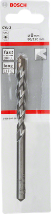 Τρυπάνι σκυροδέματος Bosch CYL-3 8mm.