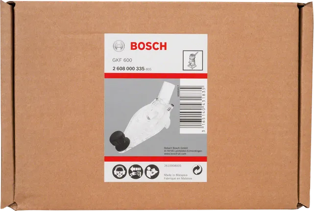 Βάση Bosch με λαβή και έξοδο σκόνης.