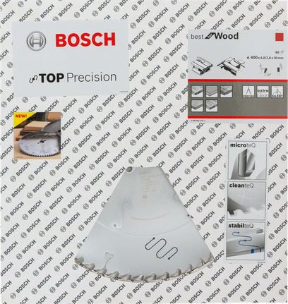Κυκλική πριονόλαμα Bosch Top Precision Best for Wood.