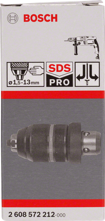 Τσοκ τρυπανιού Bosch SDS Pro 1,5–13 mm.