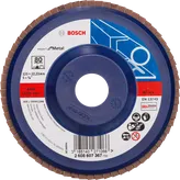 Δίσκος πτερυγίων Bosch X551 Expert για μέταλλο 125mm με κόκκωση 80.