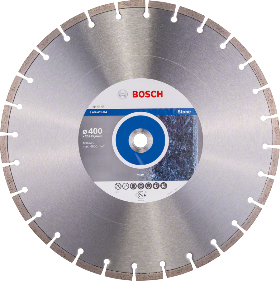 Δίσκος κοπής με διαμάντι Bosch Standard for Stone 400 mm.