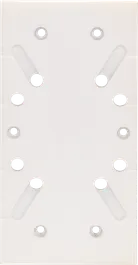 Πλάκα λείανσης Bosch 93x185 mm με πολλαπλές οπές.