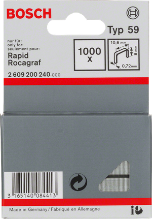Συνδετήρες Bosch Typ 59 10,6 mm.