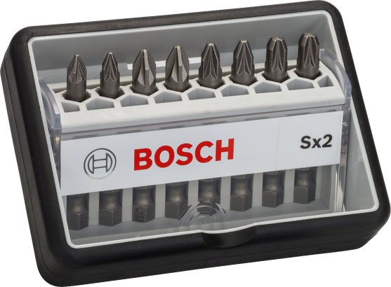 Σετ κατσαβιδιών Bosch Robust Line 8 τεμαχίων Extra Hard.