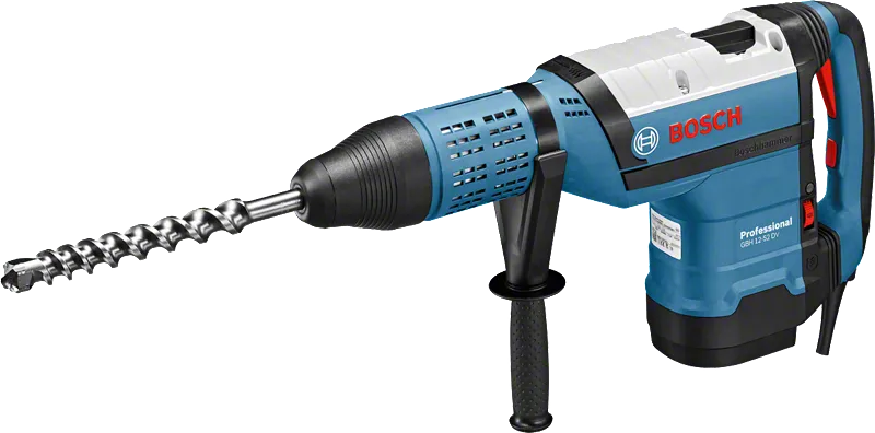 Περιστροφικό πιστολέτο Bosch GBH 12-52 DV για διάτρηση σκυροδέματος.