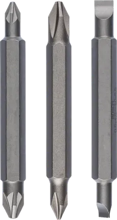 Σετ 3 τεμαχίων Bosch με διπλή μύτη, μήκος 60 mm.