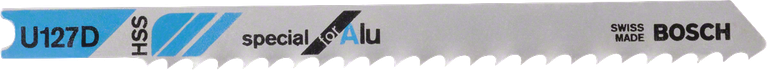 Λάμα σέγας Bosch U 127 D για κοπή λαμαρίνας.