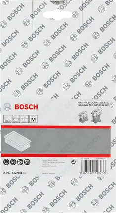 Επίπεδο πτυχωτό φίλτρο PTFE Bosch.
