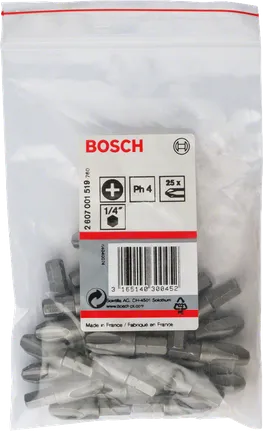 Μύτες κατσαβιδιού Bosch PH4 1/4″ εξαιρετικά σκληρές.