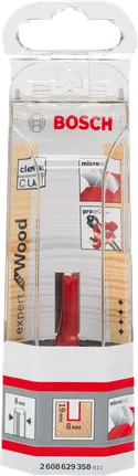 Φρέζα Bosch Expert για ξύλο, στέλεχος 8 mm.