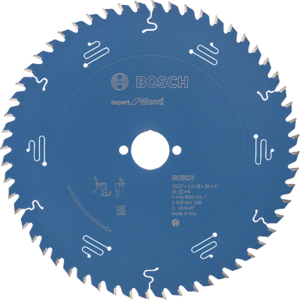 Λεπίδα κυκλικού πριονιού Bosch Expert για ξύλο 237mm 56 δόντια.