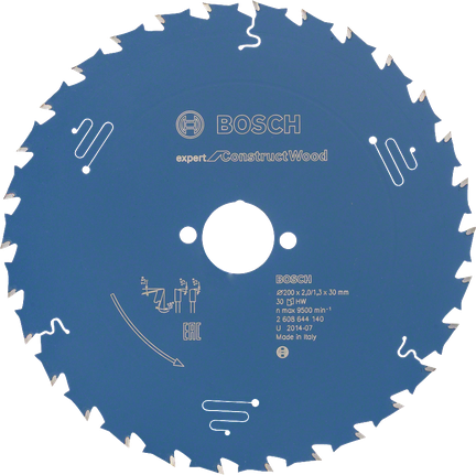 Λάμα κυκλικού πριονιού Bosch Expert για Construct Wood, 200 mm.
