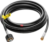 Σπειροειδής μαύρος σωλήνας αερίου.