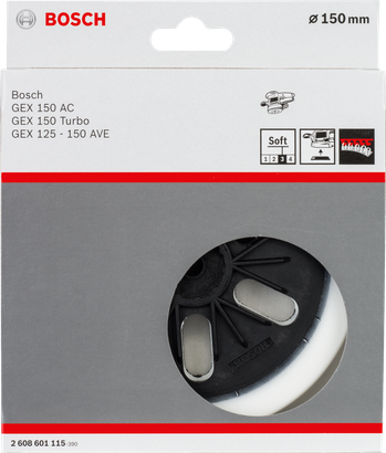 Μαλακό σφουγγάρι λείανσης Bosch 150 mm.