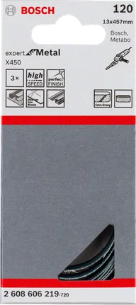 Ταινία λείανσης Bosch X450 120-grit.