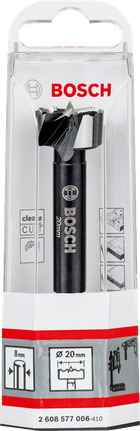 Τρυπάνι Bosch 20 mm Forstner για καθαρή κοπή ξύλου.