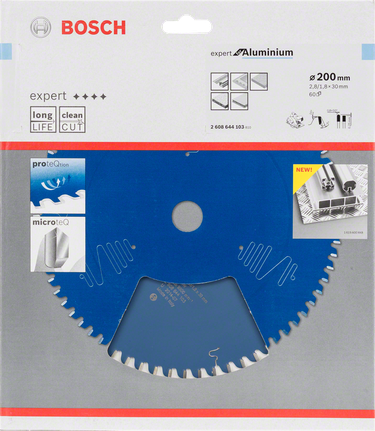 Λεπίδα κυκλικού πριονιού Bosch Expert για αλουμίνιο 200 mm.