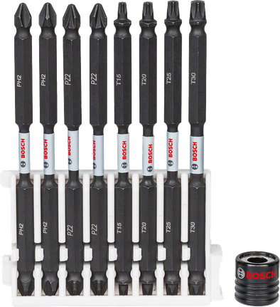 Σετ με μύτες κατσαβιδιού Bosch Impact Control, σετ 9 τεμαχίων.