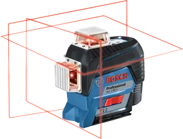 Εργαλείο ισοπέδωσης με λέιζερ Bosch GLL 3-80 C, γραμμές 360 μοιρών.