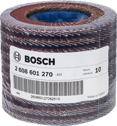 Λειαντικός δίσκος με πτερύγια Bosch για λείανση και φινίρισμα.