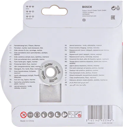 Διαμαντόδισκος κοπής Bosch X-LOCK για κεραμικά και πλακάκια.