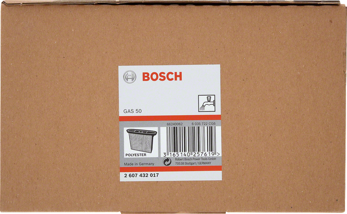 Φίλτρο φυσητήρα πολυεστέρα Bosch GAS 50.