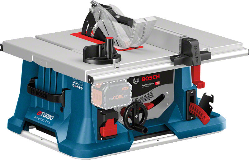 Ασύρματο πριόνι Bosch GTS 18V-216 με τεχνολογία BITURBO.