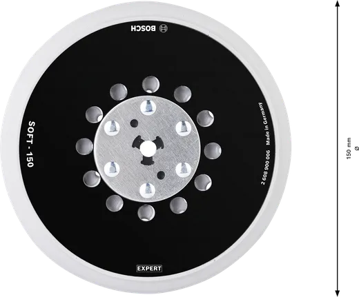 Πέλμα λείανσης πολλαπλών οπών Bosch EXPERT 150 mm μαλακό.