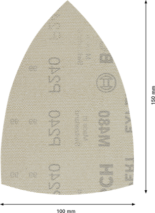 Φύλλο λείανσης Bosch EXPERT M480 100x150mm, κόκκωση 240.