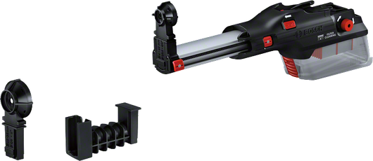 Ενσωματωμένος απορροφητήρας σκόνης Bosch GDE 28 D για τρυπάνια.