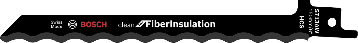 Σπαθόδισκος Bosch S 713 AW για μόνωση από ίνες.