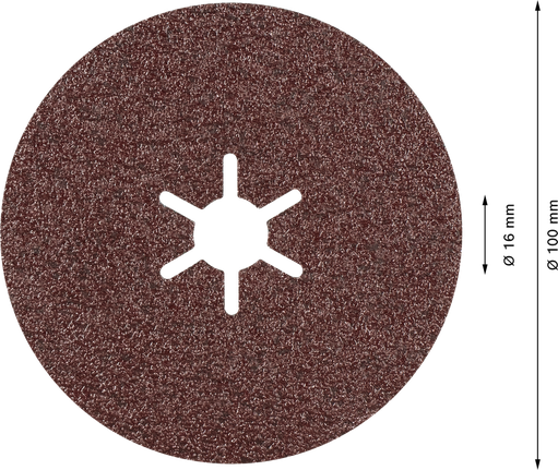 Δίσκος κεραμικών ινών Bosch EXPERT R781 Prisma 100mm G80.