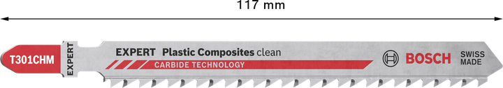 Λάμα σέγας καρβιδίου Bosch EXPERT Plastic Composites καθαρή T301CHM.