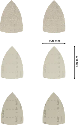 Σετ διχτυών λείανσης Bosch EXPERT M480 100x150mm σε ποικιλία κόκκων.