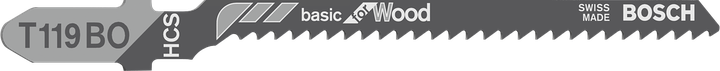 Λάμα σέγας Bosch T119BO για κοπή ξύλου.
