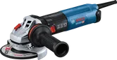Γωνιακός τροχός Bosch GWS 17-125 SB με πλευρική λαβή.
